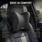 96 Pieces Car Neck Support Pillows (Cushioned Headrest Pad with Ergonomic Side Wings for Driving Comfort and Posture Support – Universal Vehicle Seat Accessory – Black)