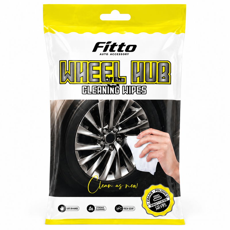120 Pieces Wheel Cleaning Wipes (10-Count Resealable Pack for Brake Dust – Dirt and Grime – No-Rinse Automotive Rim Cleaning Cloths – White)