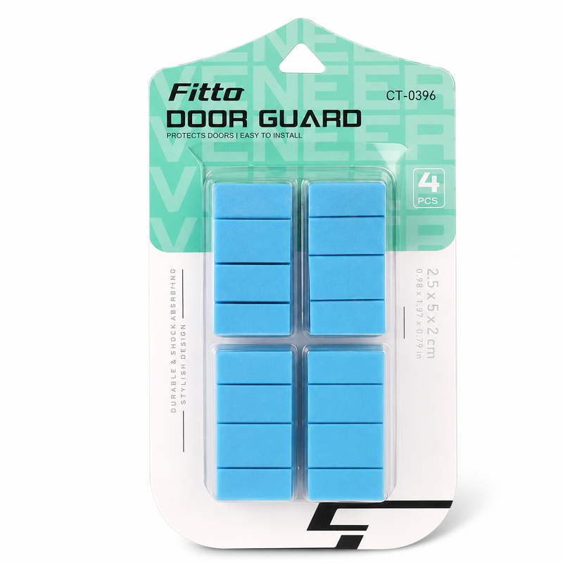 120 Pieces Car Door Guards (4-Piece 2.5 x 5 x 2 cm Self-Adhesive Shock Absorbing Door Edge Protector Set – Weather-Resistant – Blue)
