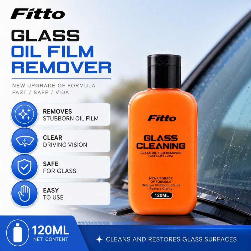 96 Pieces Glass Oil Film Removers (120 ml – Automotive Windshield and Window Cleaning Solution for Oil Film – Water Marks and Road Grime – Orange)