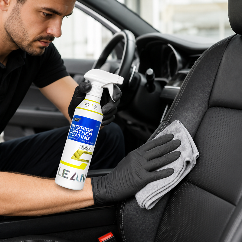96 Pieces Interior Leather Coating Sprays (300 ml – Hydrophobic Anti-Dust Car Seat and Upholstery Protectant with Non-Greasy Finish)
