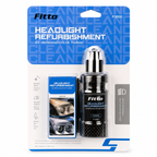 96 Pieces Headlight Refurbishment Polishes (100 ml – Car Headlamp Restoration Cleaner for Cloudy and Yellowed Lenses – Easy-Apply Automotive Care)