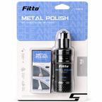 96 Pieces Metal Polish Bottles (100ml – For Chrome – Aluminium and Stainless Steel – Automotive Oxidation Remover and Shine Restorer for Exterior Trim)