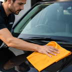 120 Pieces Synthetic Chamois Car Drying Cloths (44 x 32 cm – Super Absorbent Reusable Cleaning Towel for Vehicle Body – Glass and Interior – Yellow)