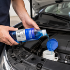 144 Pieces Windscreen Wiper Fluid Bottles (50ml – Car Windshield Washer Cleaning Solution for Dirt – Dust and Road Grime – Compact Bottle – Blue)