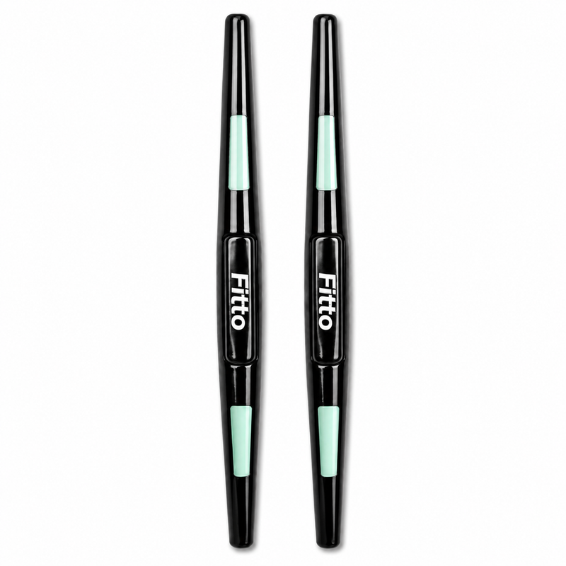 96 Pieces Car Door Edge Touch-Up Pen Sets (2-Piece Fine-Tip Applicators for Minor Chips and Scratches – Precision Automotive Detailing Tool – Black)