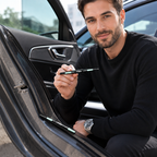 96 Pieces Car Door Edge Touch-Up Pen Sets (2-Piece Fine-Tip Applicators for Minor Chips and Scratches – Precision Automotive Detailing Tool – Black)
