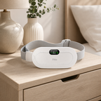 96 Pieces Electric Periods Heating Waist Belts for Abdomen (Rechargeable Heat Pad with Adjustable Strap – 3 Heat Levels – LED Display – Soft-Touch White Design)