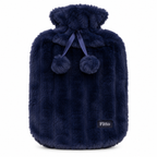 96 Pieces Hot Water Bags with Cover Knitted Reusable Warm Water Bottle Pouch (2L capacity – Dark Blue)