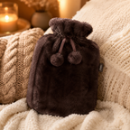 96 Pieces Hot Water Bags with Cover Knitted Reusable Warm Water Bottle Pouch (2L capacity – Coffee)