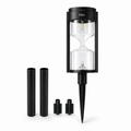 96 Pieces Black Solar Lawn Lamp HWL381s (Warm White LED Outdoor Garden Stake Light with Auto On Off and Weather Resistant Design)
