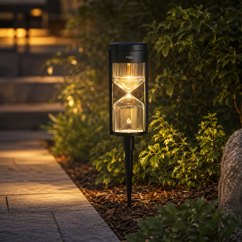 96 Pieces Black Solar Lawn Lamp HWL381s (Warm White LED Outdoor Garden Stake Light with Auto On Off and Weather Resistant Design)