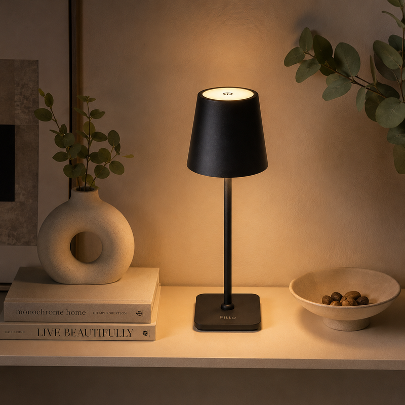 96 Pieces LED Table Lamps (Cordless Rechargeable Touch Control Dimmable Desk Lamp with USB-C Charging for Bedroom Office)