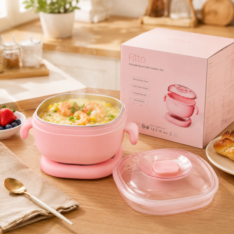 96 Pieces Portable Electric Mini Cookers (600 ml Compact Food Warmer with Transparent Lid – 300W – Detachable Design)