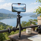 72 Pieces Flexible Mini Tripods with Universal Smartphone Holder (Bendable Octopus Legs – Adjustable Ball Head – Compact Portable Phone Stand for Photography – Video Recording – Vlogging – Live Streaming and Travel)