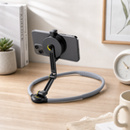 48 Pieces Mobile Phone Neck Brackets (Flexible Hands-Free Phone Holder with Adjustable Clamp – Silicone Neckband Stand for Video Watching – Reading – Online Calls and Desk or Bed Use)