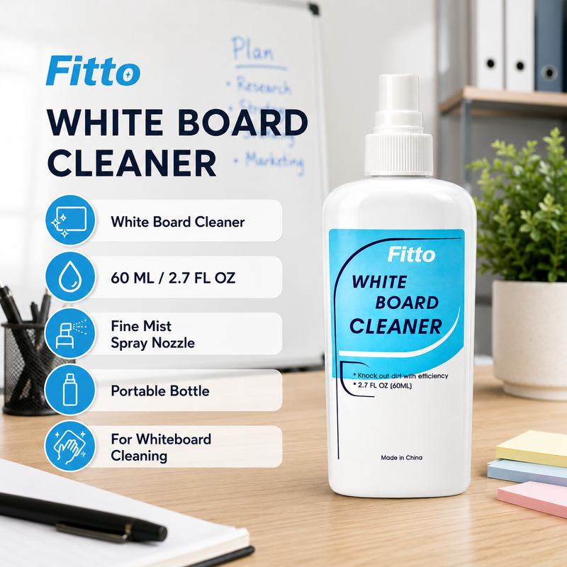 144 Pieces Whiteboard Cleaner Sprays (60ml (2.7 FL OZ) – Fast Drying Whiteboard Cleaning Solution – Removes Marker Stains – Smudges & Ghosting – Multipurpose Cleaner for Office – School & Home)
