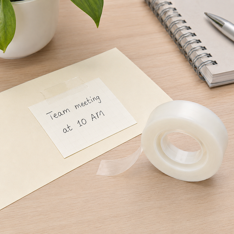240 Pieces Invisible Tape Rolls (19mm x 36Y – Matte Finish Transparent Office Tape – Writable Surface – Strong Adhesive Multipurpose Tape for Gift Wrapping – Paper Repair – School – Home & Office Use)