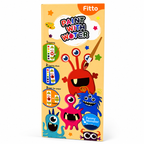 96 Pieces Paint With Water Activity Books (Funny Monster Theme – Mess Free Water Painting – 3 Step Creative Art Activity)