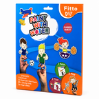 96 Pieces Paint with Water Career Quest Activity Books (3 Step Paint Tear Play Set with Brush – Coloring Cards and Water Paint Pages)