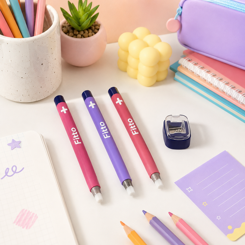 120 Pieces Eraser Pen Set 3 Pieces with 1 Sharpener (Easy-Grip Precision Erasers for School – Office and Drawing Correction)