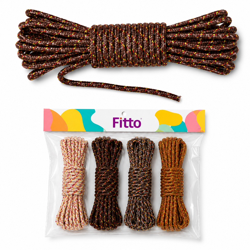 240 Pieces Cloth Line Ropes (10m Braided Clothesline 5 mm – Strong Flexible Indoor Outdoor Drying Rope for Laundry – Camping – Garden and Home Use)