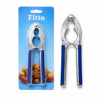 144 Pieces Nut Crackers (Durable Metal Nut Shell Cracker with Comfort Grip Handles – Multi-Size Slots for Walnuts – Pecans – Hazelnuts and More)