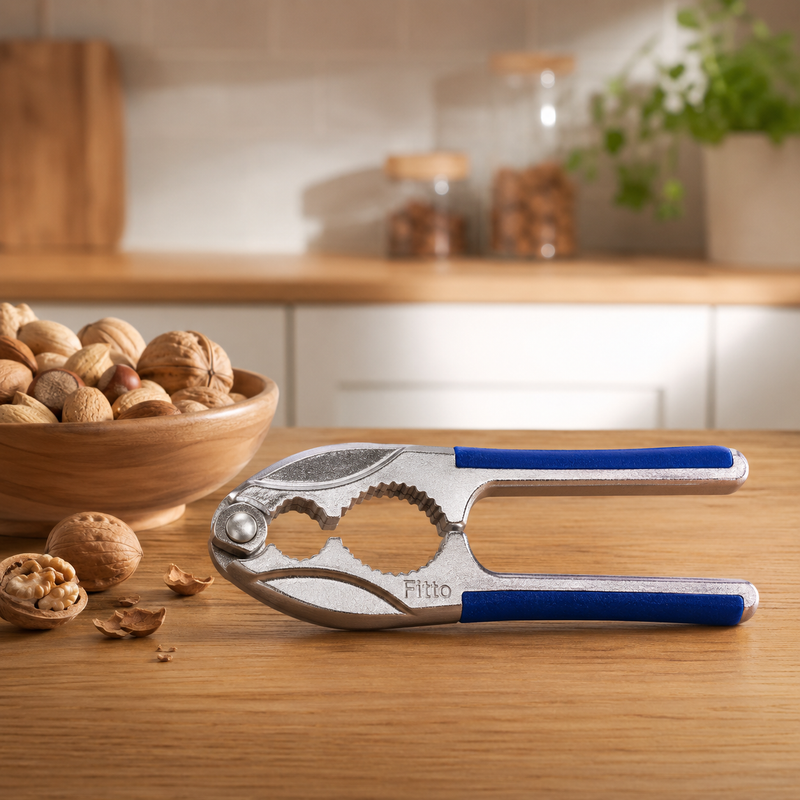 144 Pieces Nut Crackers (Durable Metal Nut Shell Cracker with Comfort Grip Handles – Multi-Size Slots for Walnuts – Pecans – Hazelnuts and More)