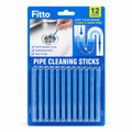 240 Pieces Pipe Cleaning Sticks 12 Pieces (Flexible Drain Cleaner Sticks with Barbed Surface for Sink – Bathroom – Kitchen Pipes and Hair Removal)