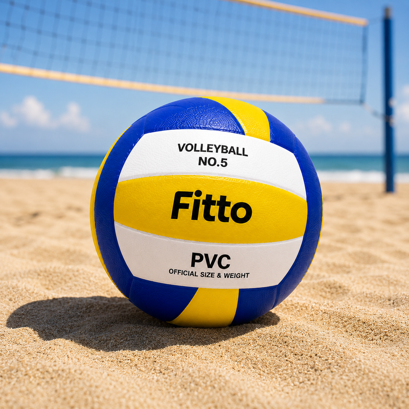 96 Pieces Volleyball No.5 Hard PVC Balls (Official Size 5 – 260-280g – Excellent Grip – Durable Indoor & Outdoor Ball)