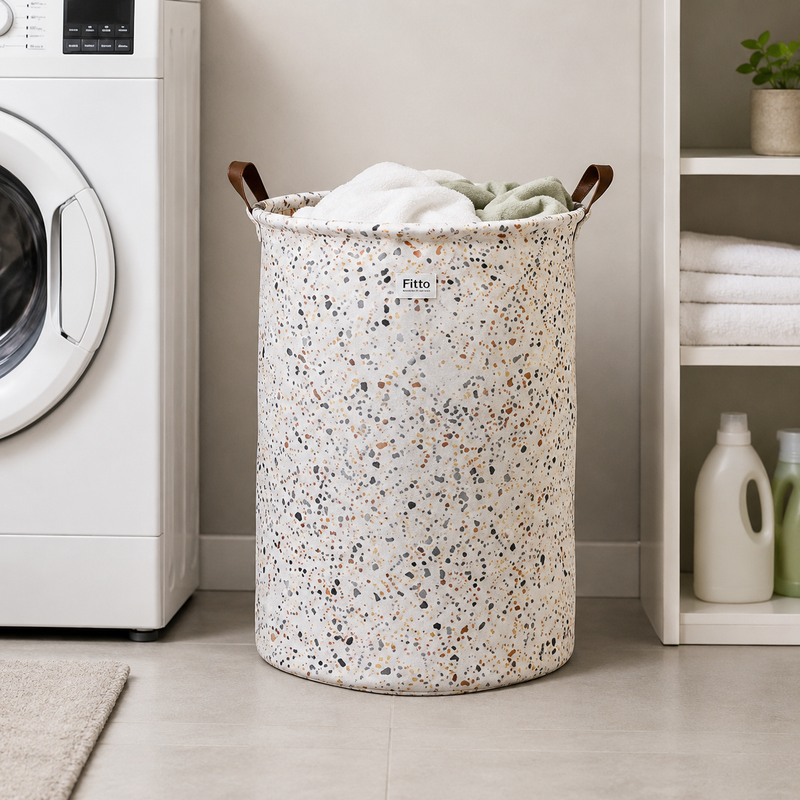 96 Pieces Cloth Storage Laundry Barrels (40 x 50 cm Foldable Storage Basket with Carry Handles – Assorted Colors)