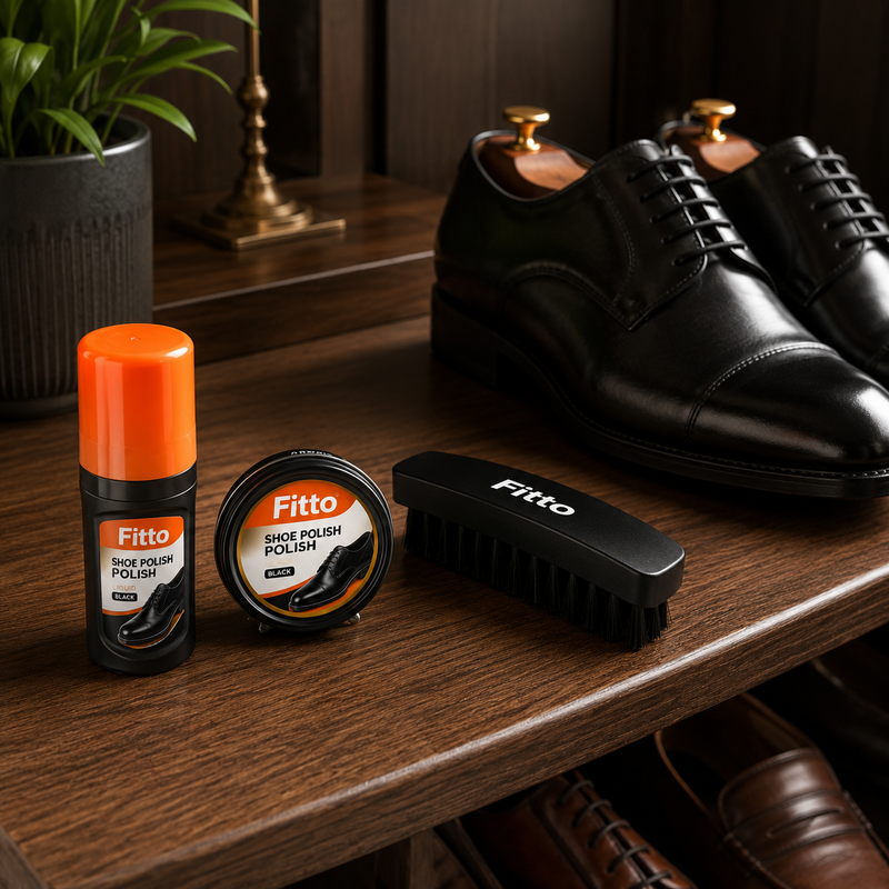 120 Pieces Shoe Polish Kits (3 Piece Set with 50 ml Liquid Polish Applicator – Polish Tin and Shoe Brush)