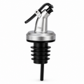 144 Pieces Bottle Pourer Spouts (Stainless Steel Oil Dispenser Nozzle with Flip Cap and Leak-Resistant Stopper for Kitchen Bottles)