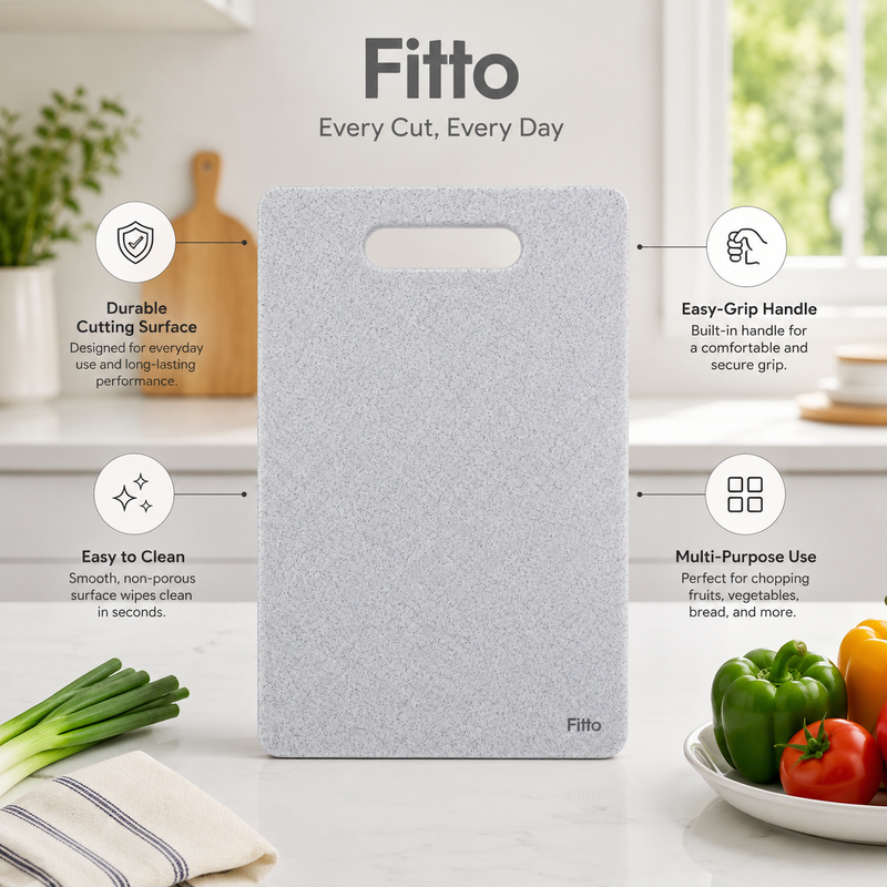 120 Pieces Cutting Boards (Durable Kitchen Chopping Board with Easy-Grip Handle for Vegetables – Fruits – Bread and Meal Prep)