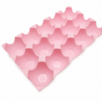 240 Pieces Pink Egg Storage Trays (Multi-Slot Plastic Egg Holder for Fridge Organization and Kitchen Storage)