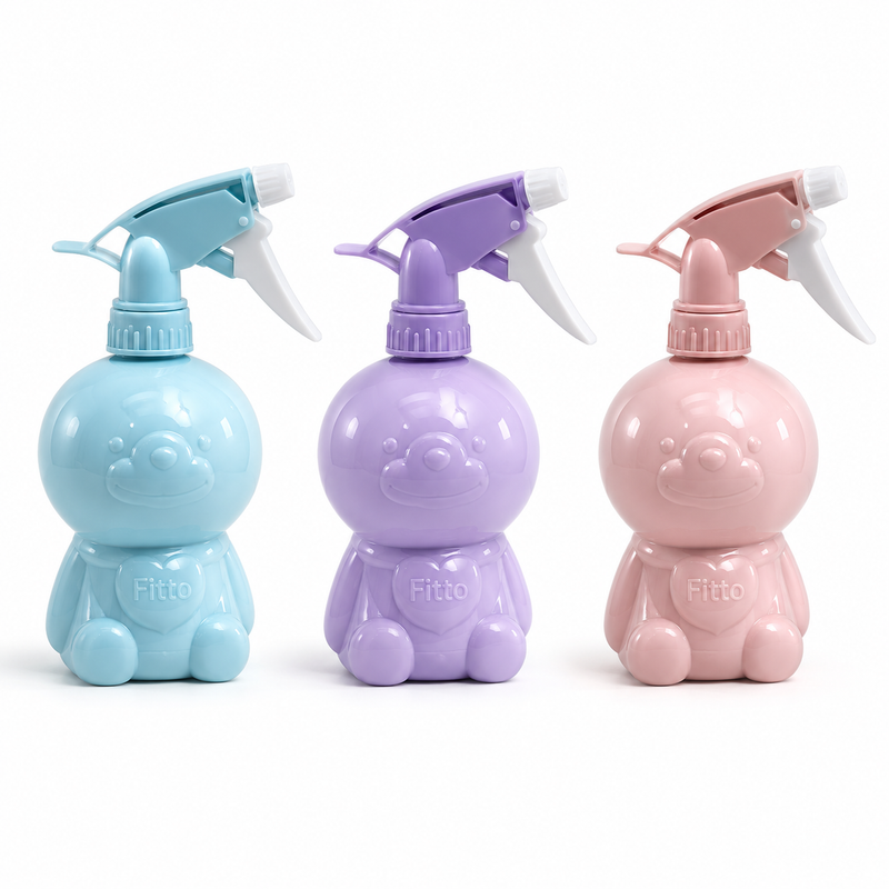 120 Pieces Teddy Bear Trigger Spray Bottles (Refillable Plastic Fine Mist Sprayer for Plants – Cleaning – Hair and Home Use)
