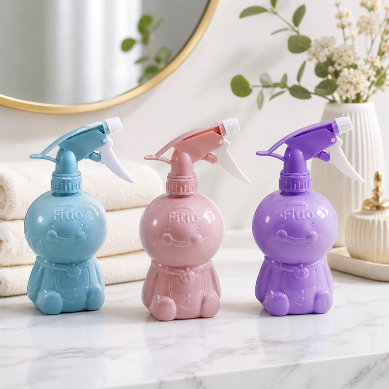 120 Pieces Teddy Bear Trigger Spray Bottles (Refillable Plastic Fine Mist Sprayer for Plants – Cleaning – Hair and Home Use)