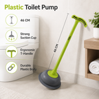 96 Pieces Plastic Toilet Pumps (46 cm – Bathroom Plunger with Strong Suction Cup and Ergonomic T-Handle for Toilet and Drain Use)