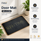 240 Pieces Door Mats (38 x 8 cm – Durable Indoor Outdoor Entrance Mat with Non-Slip Backing – Easy Clean Welcome Floor Mat)