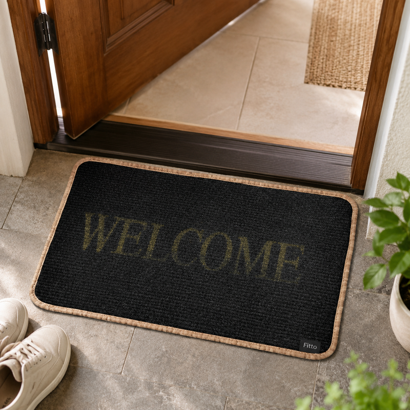 240 Pieces Door Mats (38 x 8 cm – Durable Indoor Outdoor Entrance Mat with Non-Slip Backing – Easy Clean Welcome Floor Mat)