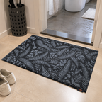 144 Pieces Anti Slip Mats (40 x 60 cm – Decorative Leaf Pattern Floor Mat with Non-Slip Surface – Durable Easy Clean Doorway Rug)