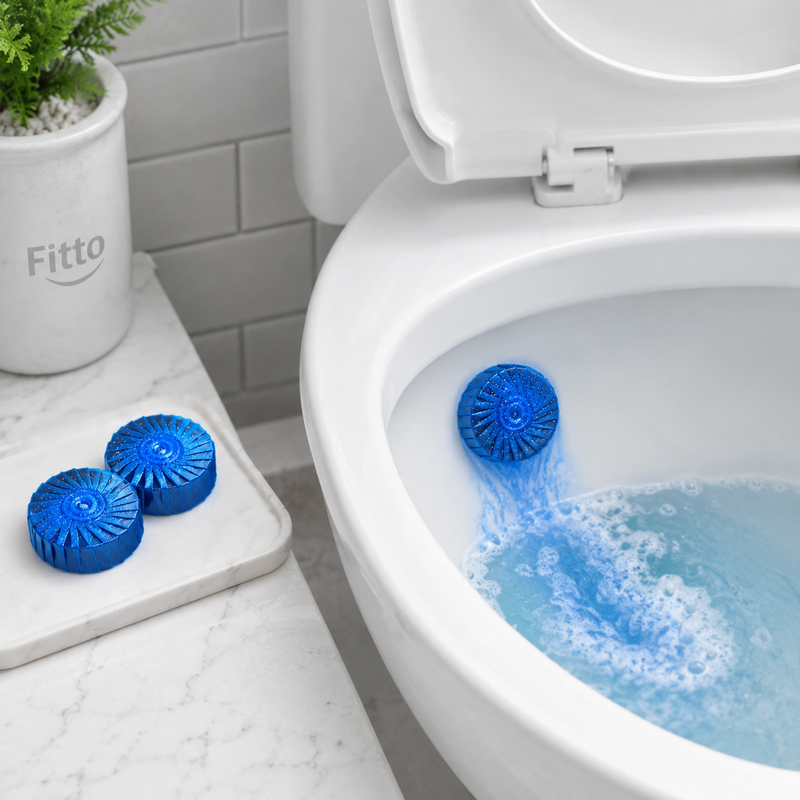 240 Pieces Toilet Bowl Cleaner Tabs (3 Pieces Card – Assorted Colors Spiral Toilet Cleaning Tablets for Freshening and Odor Control)