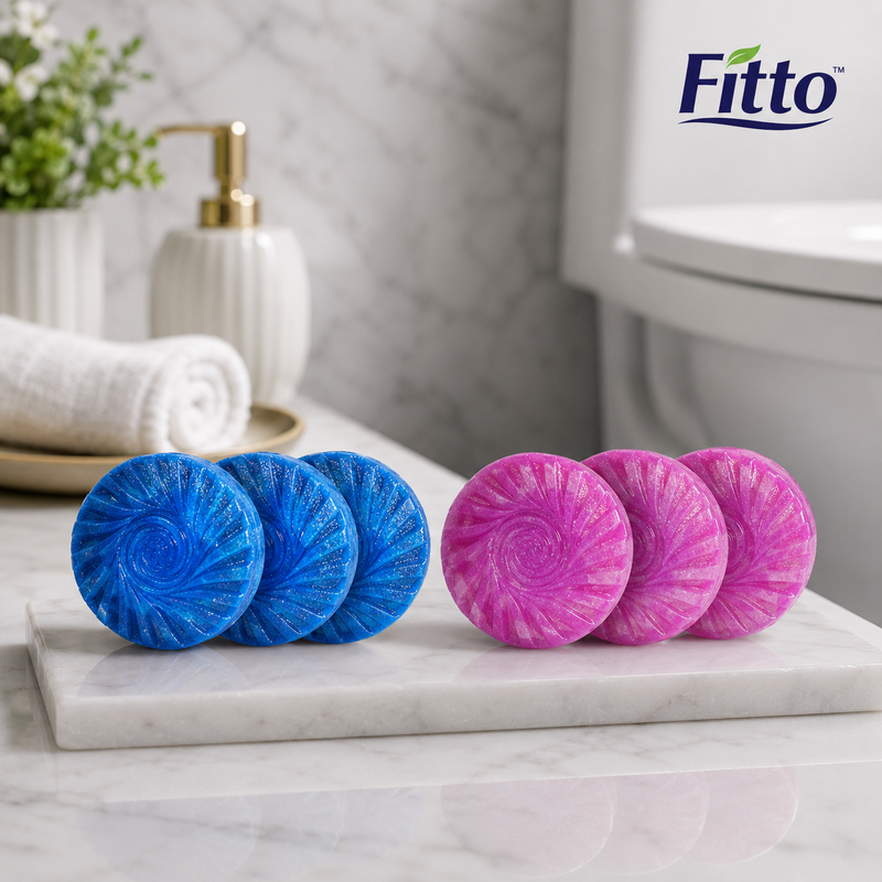240 Pieces Toilet Bowl Cleaner Tabs (3 Pieces Card – Assorted Colors Spiral Toilet Cleaning Tablets for Freshening and Odor Control)
