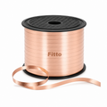 144 Pieces Rose Gold Balloon Ribbons (5 mm x 100 Yards – Curling Ribbon Roll for Balloons – Gifts and Party Decoration)