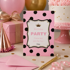 240 Pieces Birthday Invitation Cards (4 x 6 Inch Party Invite Card with Writing Space for Celebration Details)