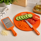 96 Pieces 3-Piece Kitchen Prep Sets (Hand Grater – Cutting Board and Utility Knife for Grating – Slicing and Food Preparation)