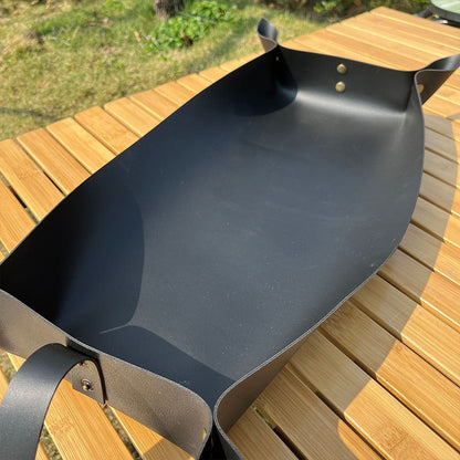 Eco-Friendly Silicone Bathtub Caddy Tray - Beige, Rectangular