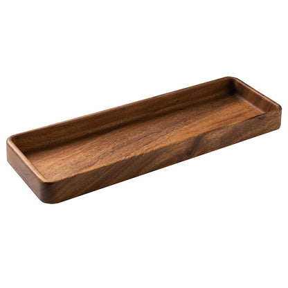 Eco-Friendly Rectangular Wooden Trays - Sustainable Home Décor