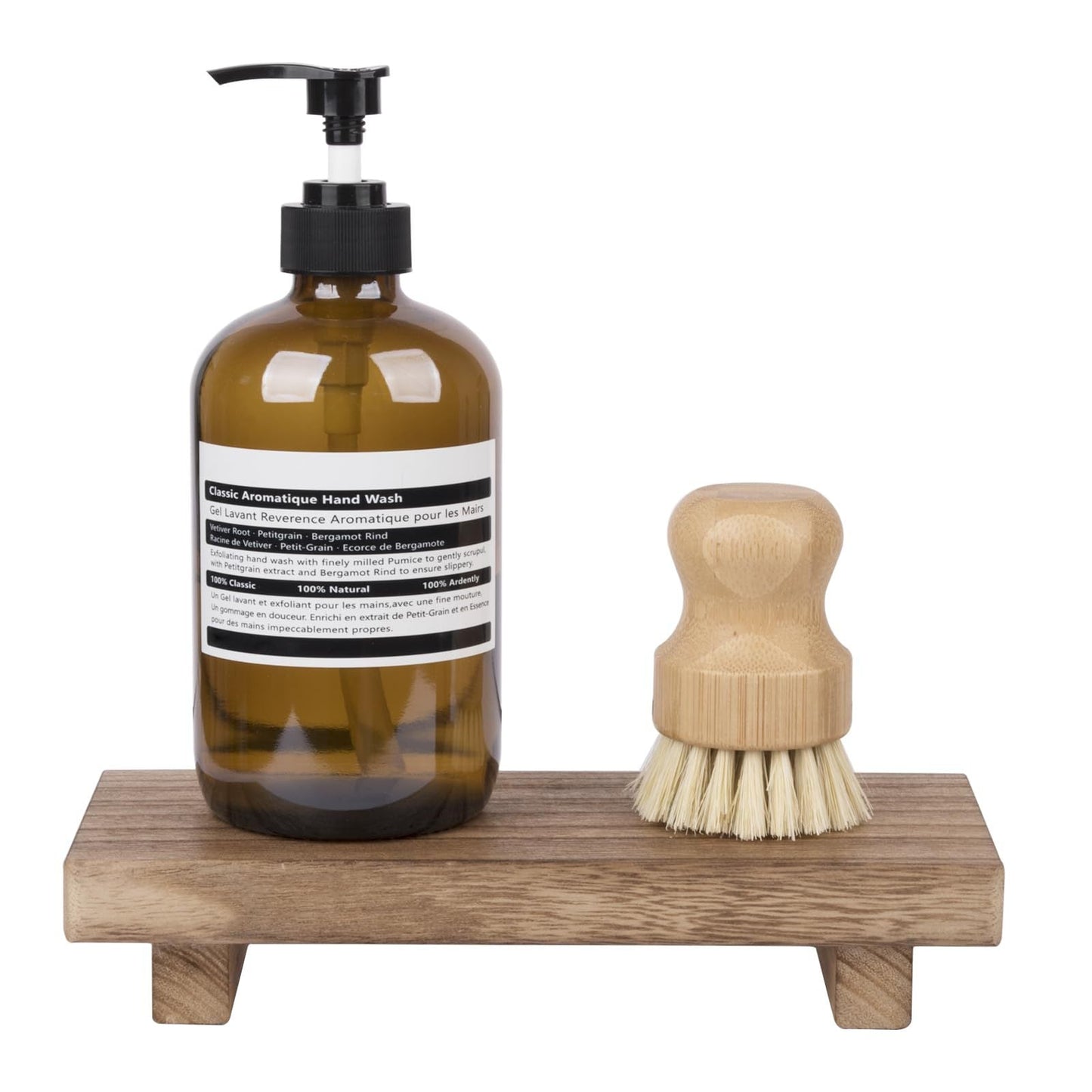 Eco-Friendly Refillable Black Soap Dispenser - Sustainable Bathroom Accessory