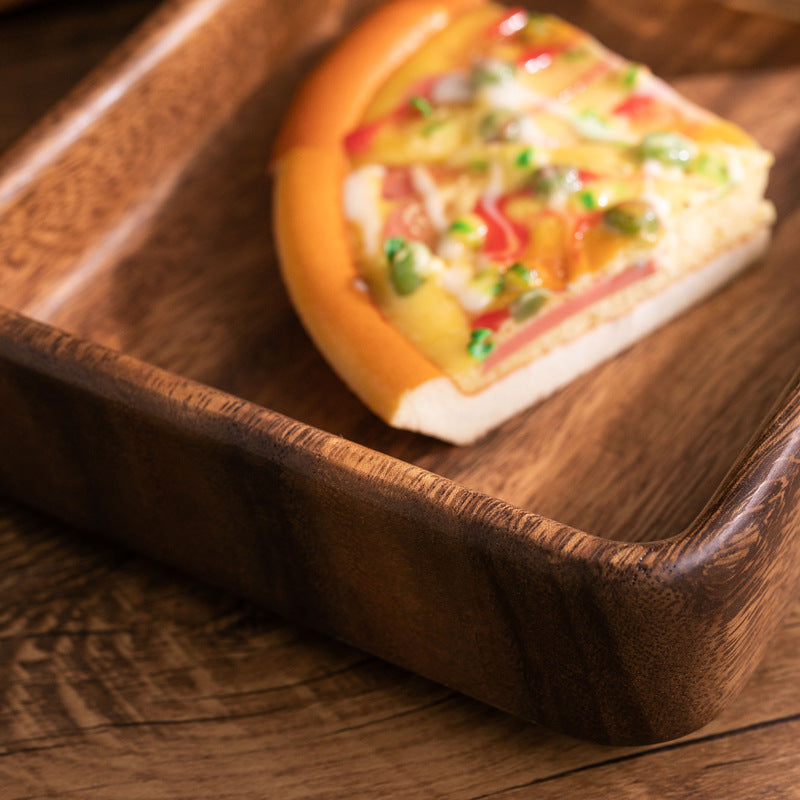Eco-Friendly Rectangular Wooden Trays - Sustainable Home Décor